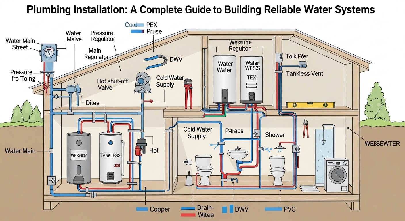 Plumbing Installation: A Complete Guide to Building Reliable Water Systems