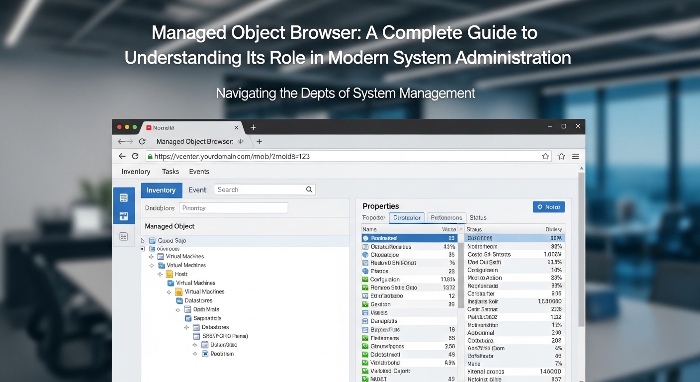 managed object browser