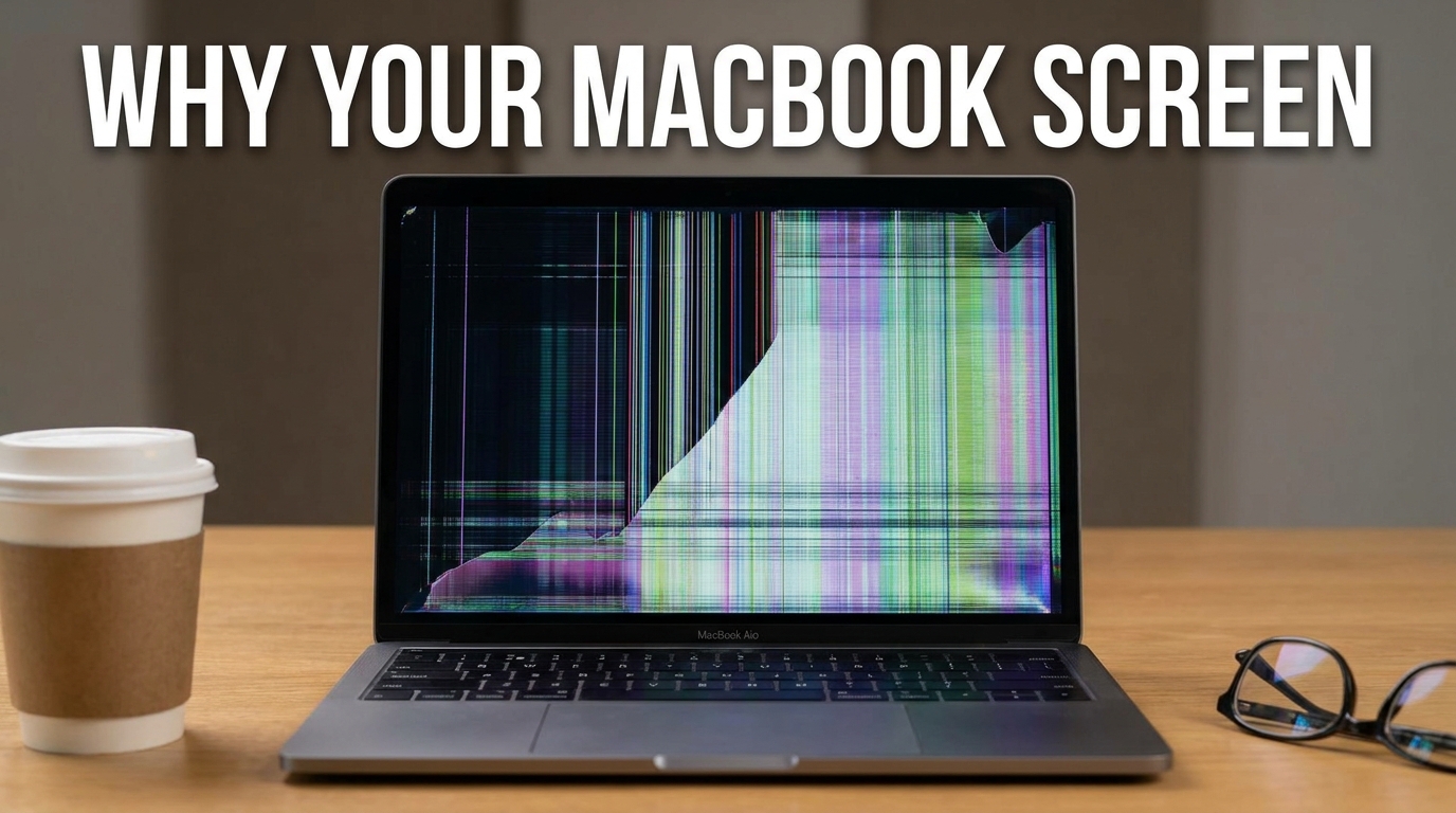 macbook screen white tint