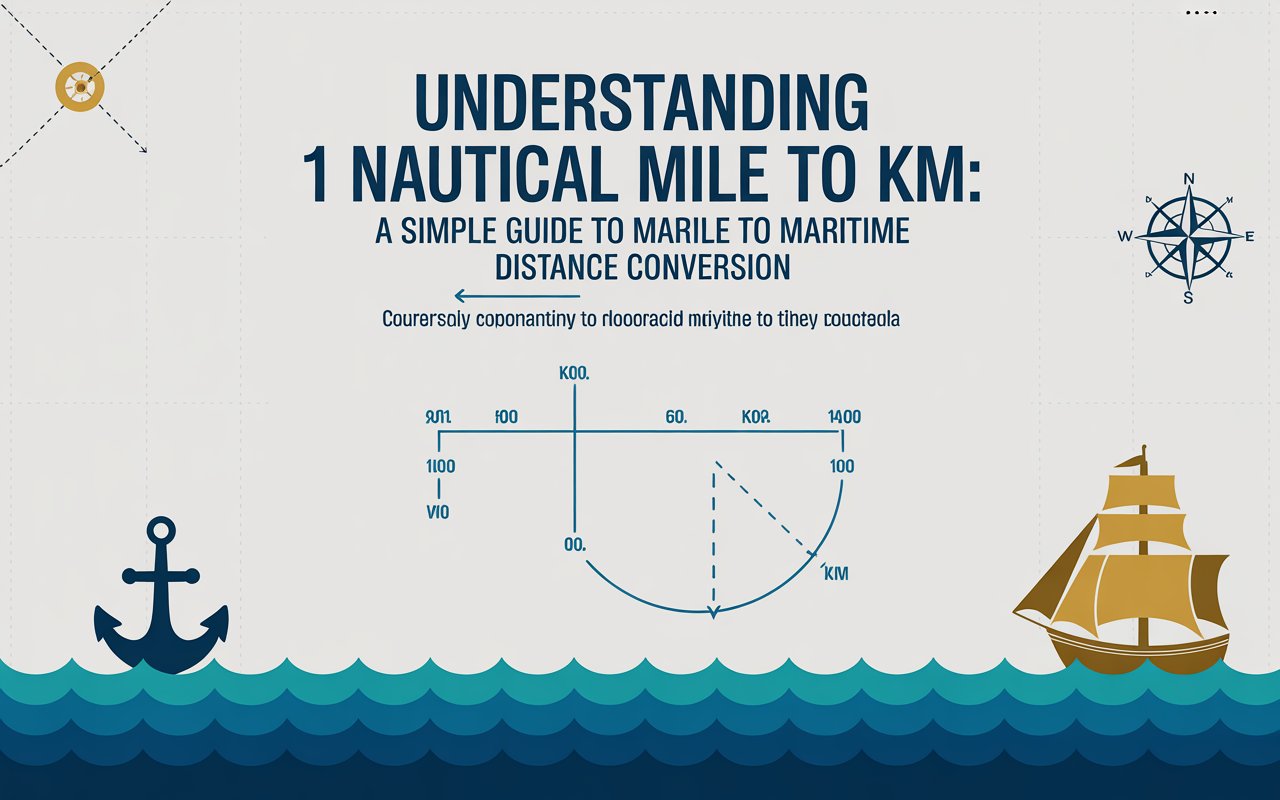 1 nautical mile to km
