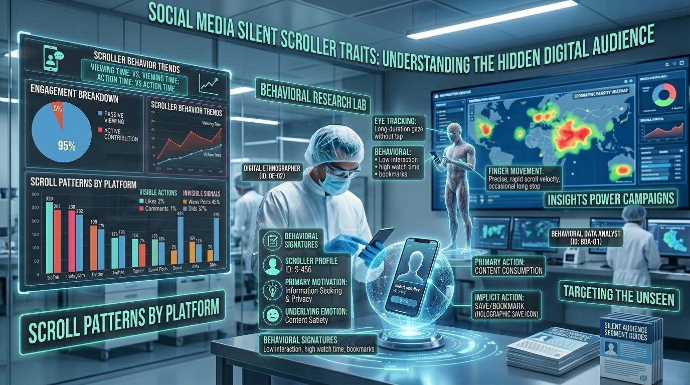 Social Media Silent Scroller Traits: Understanding the Hidden Digital Audience