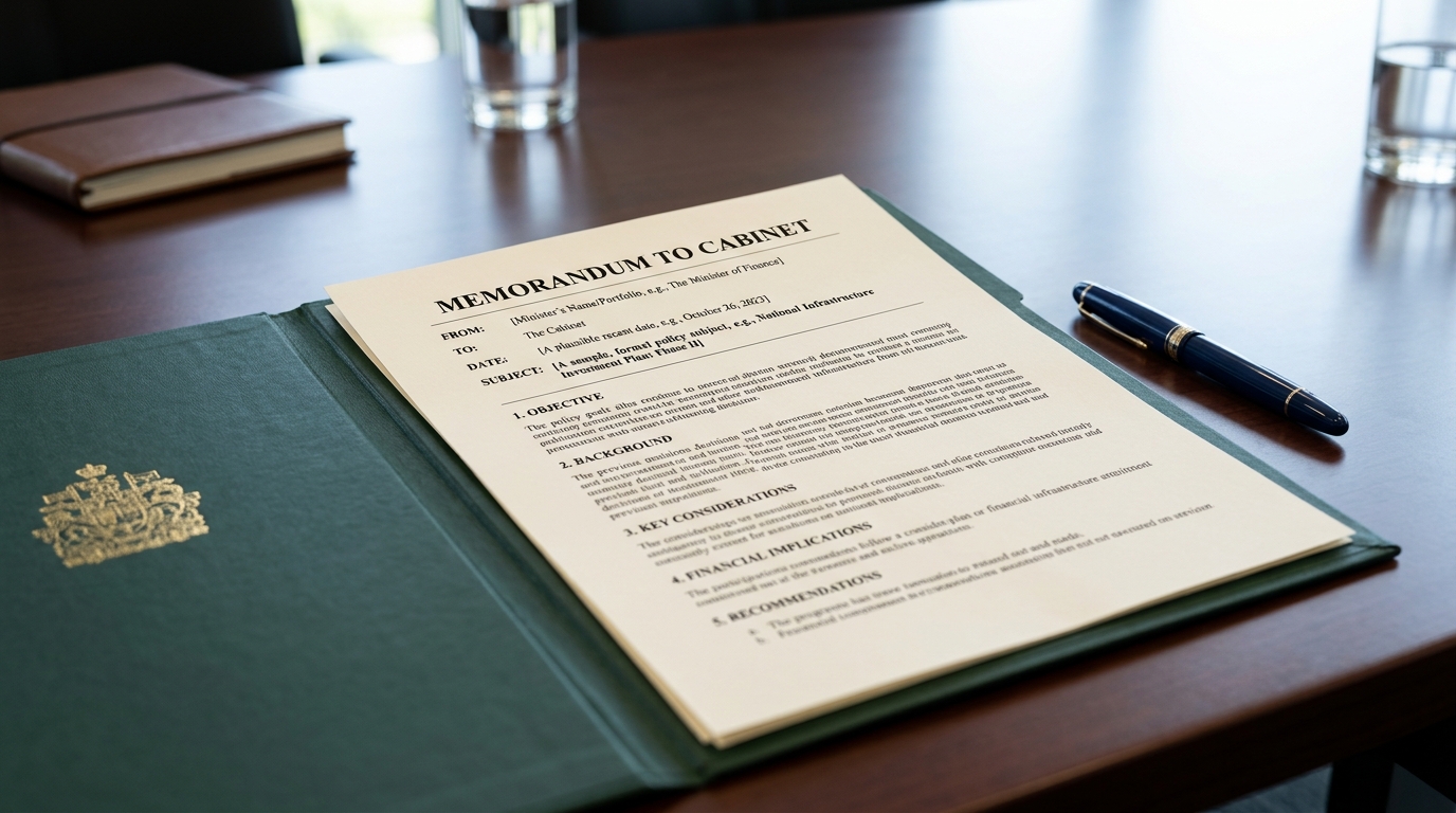 memorandum to cabinet