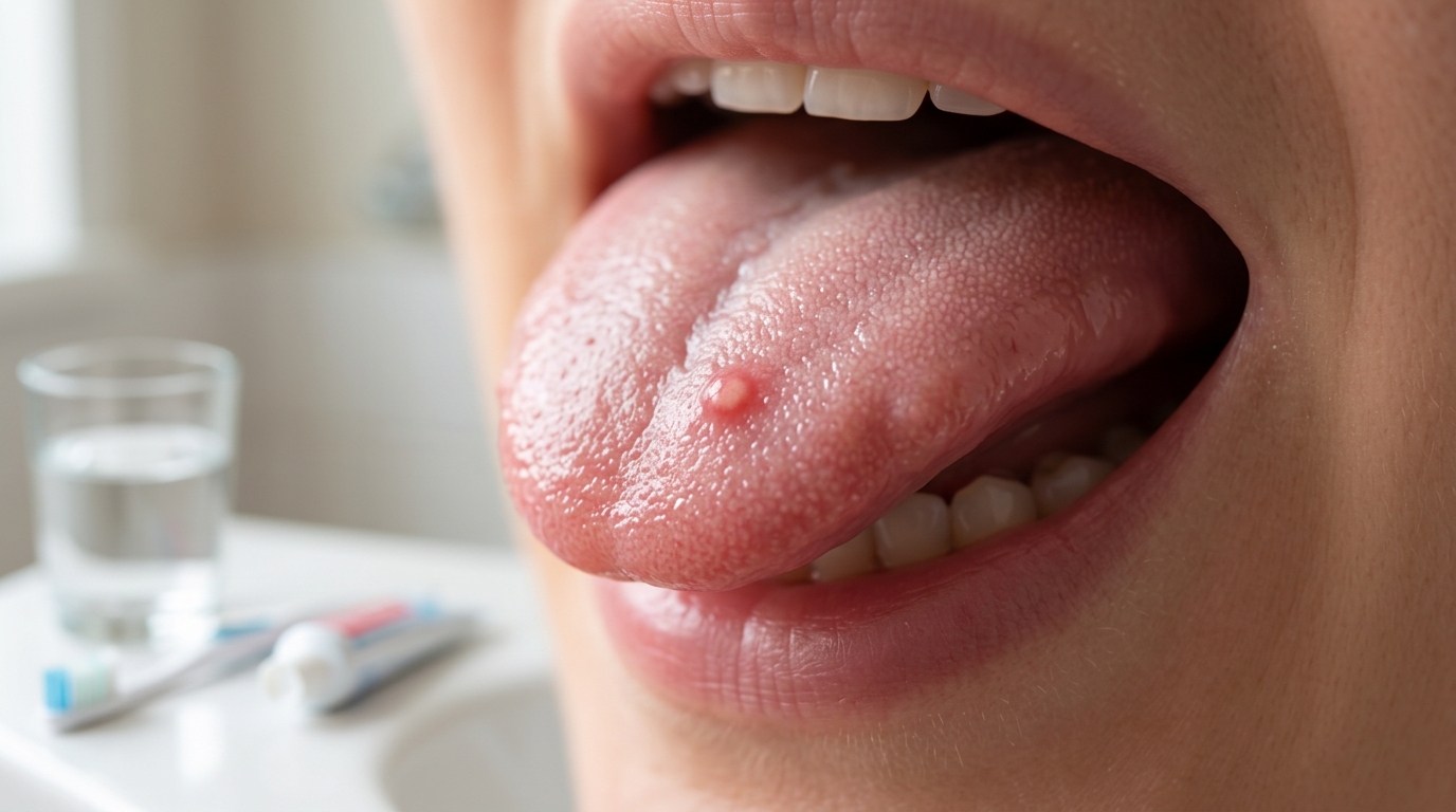 lie bump on tongue