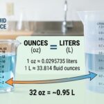 ounces to liters